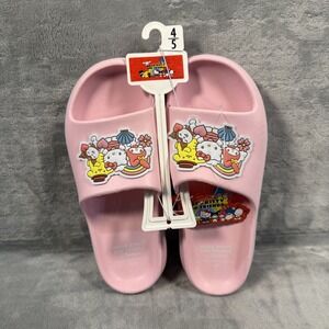 Hello‎ Kitty Girls Lite Pink Slip-on Snadals Size 4/5